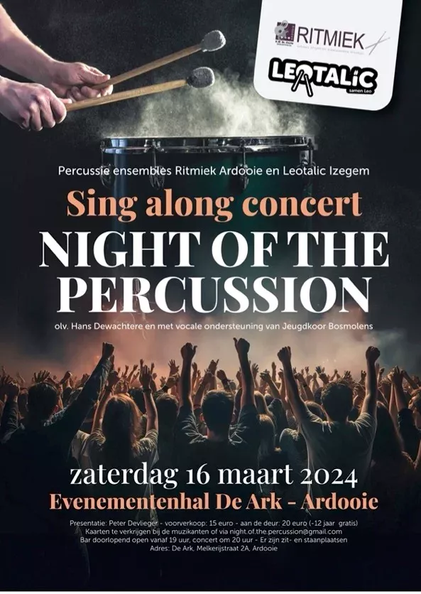 Sing alone Concert - Night of the percussion