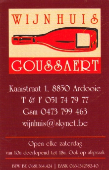 Goussaert wijnhuis